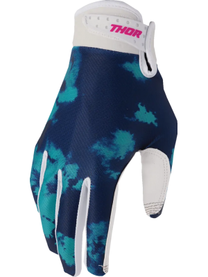 Детски Ръкавици THOR YTH Launchmode Bleach WHT/AQ